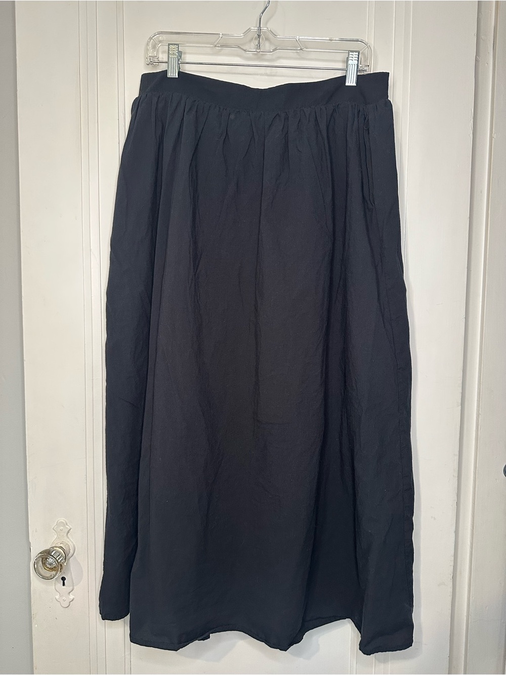 Wayf Black Maxi Skirt - Relaxed Flow
